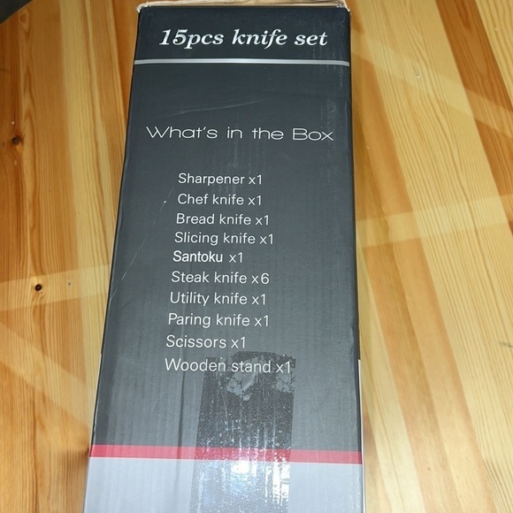 15 KNIFE SET DISHWASHER SAFE BRAND NEW - Picture 3 of 3